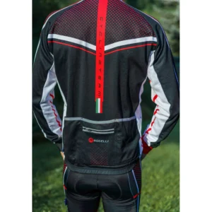Rogelli GARA MOSTRO - męska bluza rowerowa czarno-czerwona - obrazek 2