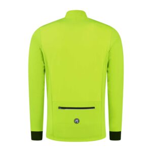 Rogelli CORE - męska kurtka rowerowa softshell żółta - obrazek 2