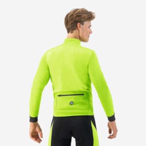 Rogelli CORE - męska kurtka rowerowa softshell żółta - obrazek 5