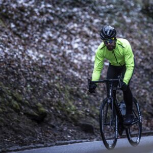 Rogelli CORE - męska kurtka rowerowa softshell żółta - obrazek 7