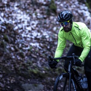 Rogelli CORE - męska kurtka rowerowa softshell żółta - obrazek 8