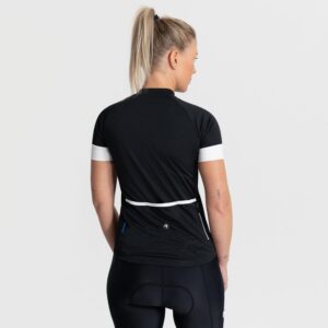 Rogelli MODESTA - damska koszulka rowerowa czarna - obrazek 4