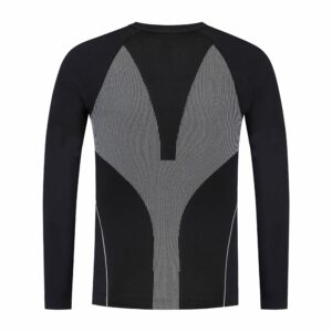 Rogelli CORE 2-pak - męska koszulka termoaktywna z długim rękawem czarna - obrazek 3