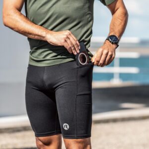 Rogelli ESSENTIAL - męskie spodenki do biegania czarne - obrazek 3