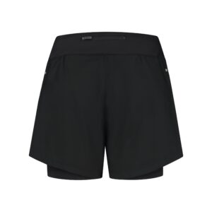 Rogelli ESSENTIAL - damskie spodenki do biegania 2w1 czarne - obrazek 2