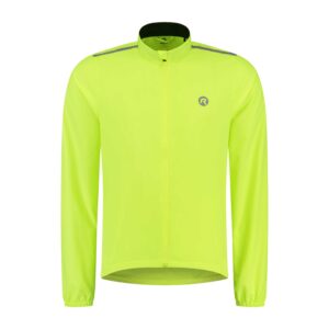 Rogelli CORE - męska lekka kurtka wiatrówka rowerowa żółta - obrazek 1