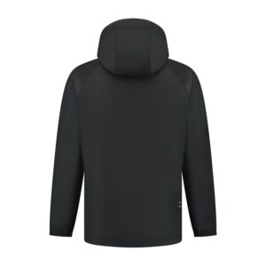 Rogelli COMMUTER CORE - przeciwdeszczowa kurtka rowerowa czarna - obrazek 2