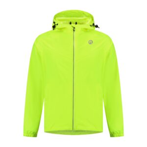 Rogelli COMMUTER CORE - przeciwdeszczowa kurtka rowerowa żółta - obrazek 1