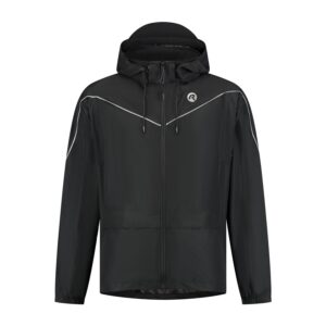 Rogelli COMMUTER ESSENTIAL - przeciwdeszczowa kurtka rowerowa czarna - obrazek 1