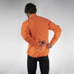 Rogelli TELLICO - męska kurtka przeciwdeszczowa pomarańczowa - obrazek 5