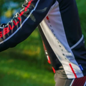 Rogelli GARA MOSTRO - męska bluza rowerowa czarno-czerwona - obrazek 4