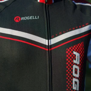 Rogelli GARA MOSTRO - męska bluza rowerowa czarno-czerwona - obrazek 5