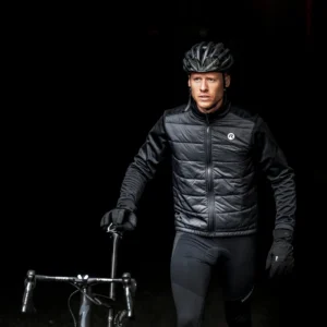 Rogelli ARTICO - męskie zimowe spodnie rowerowe z szelkami z wkładką - obrazek 12