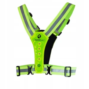 Rogelli - kamizelka odblaskowa LED żółta - obrazek 1
