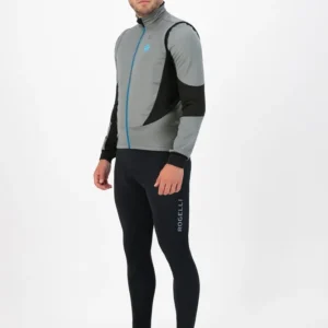 Rogelli BRAVE - męska softshellowa kurtka rowerowa szara - obrazek 4