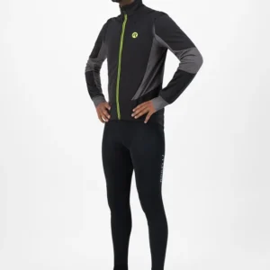 Rogelli BRAVE - męska softshellowa kurtka rowerowa czarna - obrazek 4