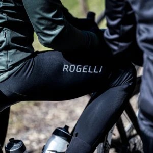 Rogelli ESSENTIAL - męskie ocieplane spodnie rowerowe z szelkami czarne - obrazek 12