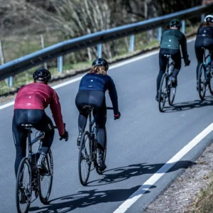 Rogelli ESSENTIAL - męskie ocieplane spodnie rowerowe z szelkami czarne - obrazek 13