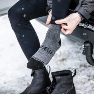 Rogelli MERINO WOOL - ciepłe skarpety zimowe grafitowe - obrazek 4