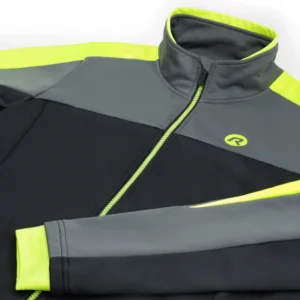 Rogelli FREEZE - męska zimowa kurtka rowerowa czarno-żółta - obrazek 8