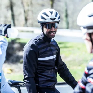 Rogelli STRIPE - męska zimowa kurtka rowerowa czarna - obrazek 14