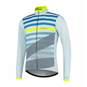 Rogelli STRIPE - męska zimowa kurtka rowerowa szara - obrazek 1