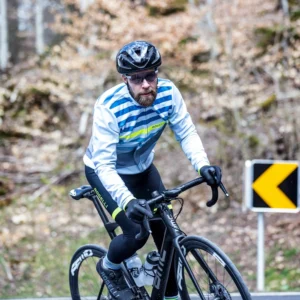 Rogelli STRIPE - męska zimowa kurtka rowerowa szara - obrazek 13