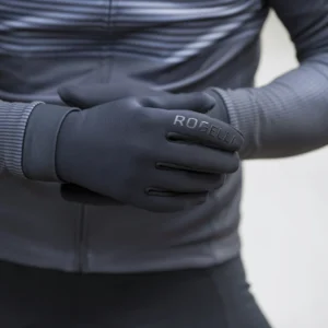 Rogelli NEOFLEX - męskie zimowe rękawice rowerowe czarne - obrazek 6