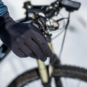 Rogelli NEOFLEX - męskie zimowe rękawice rowerowe czarne - obrazek 9