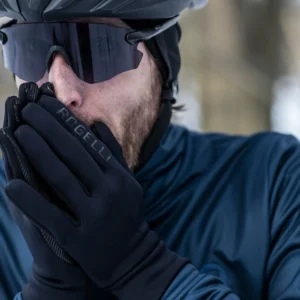Rogelli NEOFLEX - męskie zimowe rękawice rowerowe czarne - obrazek 10