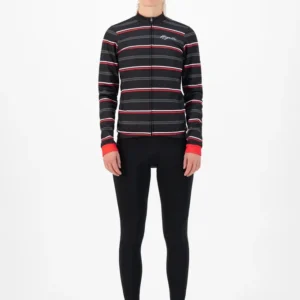 Rogelli STRIPE - damska kurtka rowerowa czarna - obrazek 3