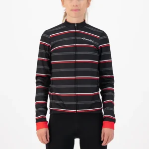 Rogelli STRIPE - damska kurtka rowerowa czarna - obrazek 6