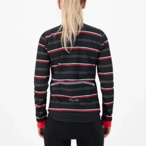 Rogelli STRIPE - damska kurtka rowerowa czarna - obrazek 7