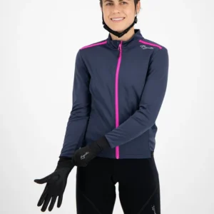 Rogelli LAVAL - damskie cienkie rękawiczki rowerowe czarne - obrazek 3