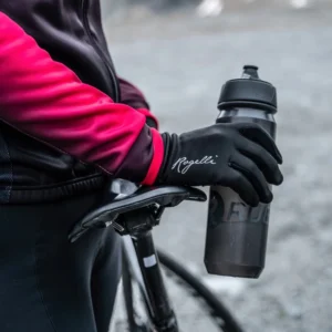 Rogelli LAVAL - damskie cienkie rękawiczki rowerowe czarne - obrazek 6