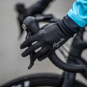 Rogelli LAVAL - damskie cienkie rękawiczki rowerowe czarne - obrazek 8