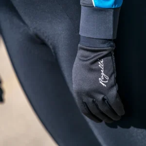 Rogelli LAVAL - damskie cienkie rękawiczki rowerowe czarne - obrazek 9