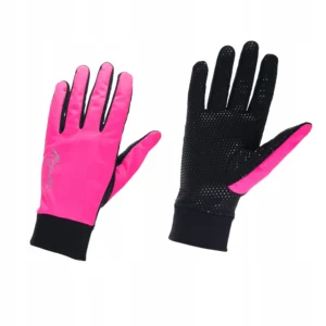 Rogelli LAVAL - damskie cienkie rękawiczki rowerowe różowe - obrazek 1