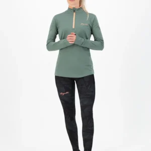 Rogelli SNAKE - damska bluza sportowa zielona - obrazek 3