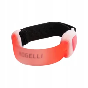 Rogelli ARMBAND NEON LED - opaska na ramię czerwona - obrazek 1