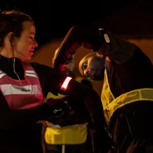 Rogelli ARMBAND NEON LED - opaska na ramię czerwona - obrazek 4