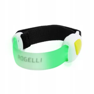 Rogelli ARMBAND NEON LED - opaska na ramię zielona - obrazek 1