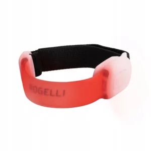 Rogelli ARMBAND NEON LED TRIO 3w1 - opaska na ramię czerwona - obrazek 2