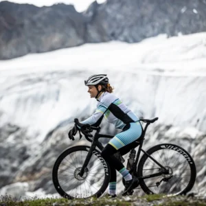 Rogelli IMPRESS - damska kurtka rowerowa niebieska - obrazek 8