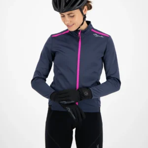 Rogelli PESARA - damska kurtka rowerowa granatowa - obrazek 6