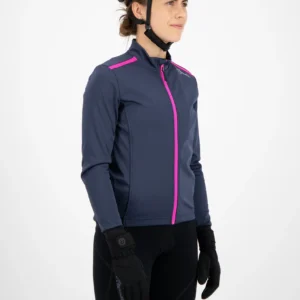Rogelli PESARA - damska kurtka rowerowa granatowa - obrazek 7