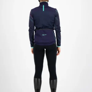 Rogelli LUNA - damska kurtka rowerowa granatowa - obrazek 4