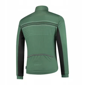 Rogelli KALON - męska ultralekka kurtka rowerowa softshell zielona - obrazek 2