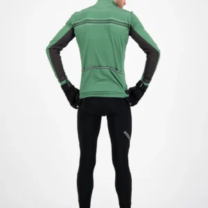 Rogelli KALON - męska ultralekka kurtka rowerowa softshell zielona - obrazek 4