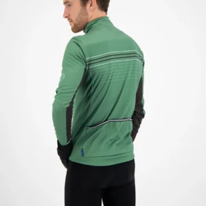 Rogelli KALON - męska ultralekka kurtka rowerowa softshell zielona - obrazek 7